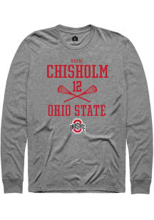 Katie Chisholm Rally Mens Graphite Ohio State Buckeyes NIL Sport Icon Tee