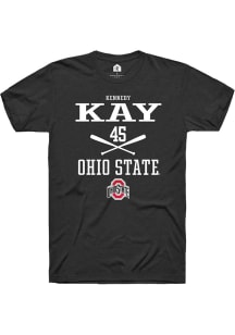 Kennedy Kay Black Ohio State Buckeyes NIL Sport Icon Short Sleeve T Shirt