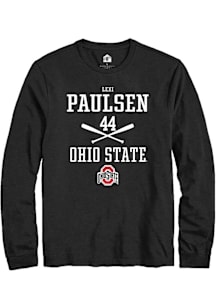 Lexi Paulsen  Ohio State Buckeyes Black Rally NIL Sport Icon Long Sleeve T Shirt
