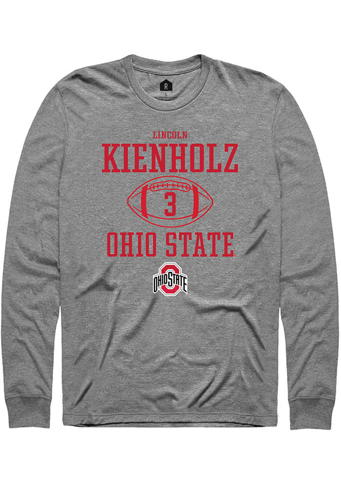 The Team Shop Ohio State Buckeyes #12 Lincoln Kienholz Student Athlete Football T-Shirt / X-Large