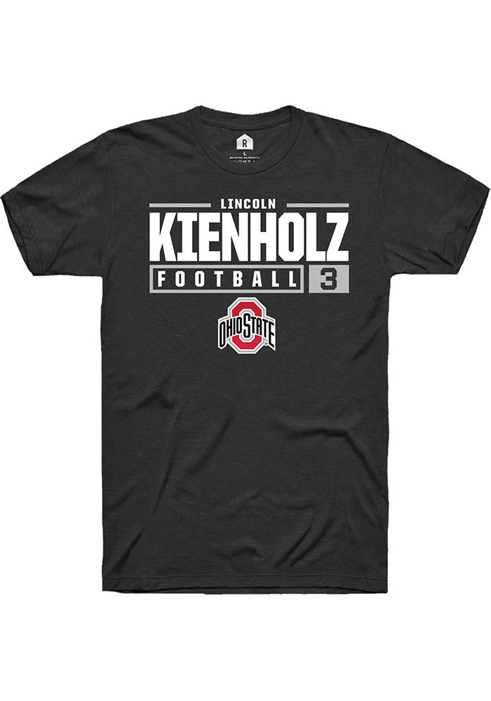 The Team Shop Ohio State Buckeyes #12 Lincoln Kienholz Student Athlete Football T-Shirt / X-Large