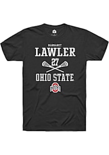 Margaret Lawler  Ohio State Buckeyes Black Rally NIL Sport Icon Short Sleeve T Shirt