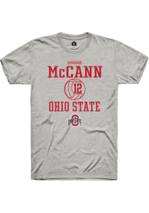 Meghan Mccann Ash Ohio State Buckeyes NIL Sport Icon Short Sleeve T Shirt