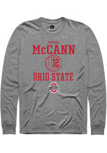 Meghan Mccann Rally Mens Graphite Ohio State Buckeyes NIL Sport Icon Tee