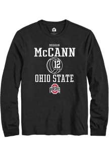 Meghan Mccann Rally Mens Black Ohio State Buckeyes NIL Sport Icon Tee
