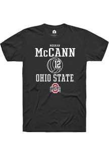 Meghan Mccann Black Ohio State Buckeyes NIL Sport Icon Short Sleeve T Shirt