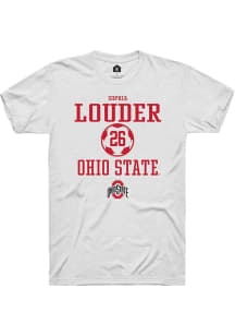 Sophia Louder White Ohio State Buckeyes NIL Sport Icon Short Sleeve T Shirt