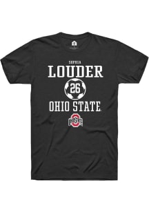 Sophia Louder Black Ohio State Buckeyes NIL Sport Icon Short Sleeve T Shirt