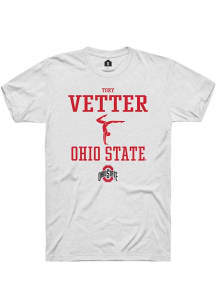 Tory Vetter White Ohio State Buckeyes NIL Sport Icon Short Sleeve T Shirt