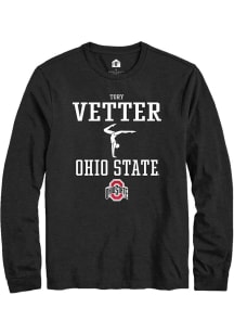 Tory Vetter Rally Mens Black Ohio State Buckeyes NIL Sport Icon Tee