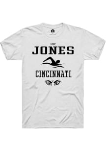 Lily Jones  Cincinnati Bearcats White Rally NIL Sport Icon Short Sleeve T Shirt