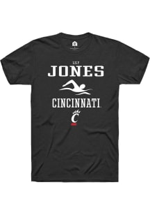 Lily Jones  Cincinnati Bearcats Black Rally NIL Sport Icon Short Sleeve T Shirt