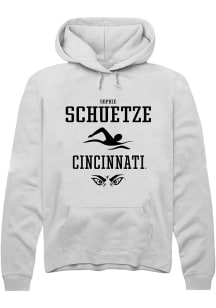 Sophie Schuetze  Rally Cincinnati Bearcats Mens White NIL Sport Icon Long Sleeve Hoodie