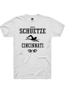 Sophie Schuetze  Cincinnati Bearcats White Rally NIL Sport Icon Short Sleeve T Shirt