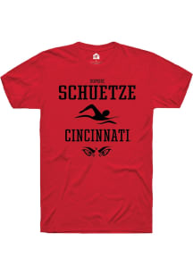 Sophie Schuetze  Cincinnati Bearcats Red Rally NIL Sport Icon Short Sleeve T Shirt