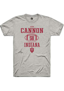 Aden Cannon Ash Indiana Hoosiers NIL Sport Icon Short Sleeve T Shirt