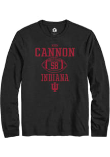 Aden Cannon Rally Mens Black Indiana Hoosiers NIL Sport Icon Tee