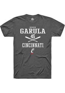 Brenden Garula  Cincinnati Bearcats White Rally NIL Sport Icon Short Sleeve T Shirt