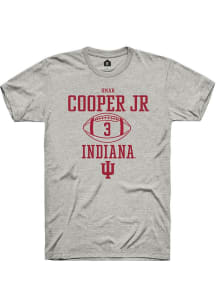 Omar Cooper Jr Ash Indiana Hoosiers NIL Sport Icon Short Sleeve T Shirt