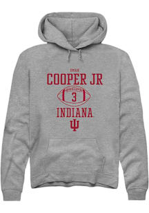 Omar Cooper Jr  Rally Indiana Hoosiers Mens Graphite NIL Sport Icon Long Sleeve Hoodie