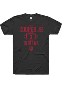 Omar Cooper Jr Black Indiana Hoosiers NIL Sport Icon Short Sleeve T Shirt