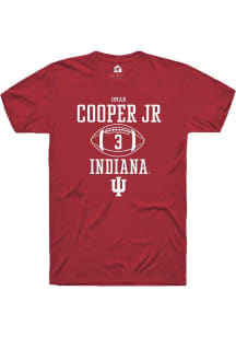 Omar Cooper Jr Red Indiana Hoosiers NIL Sport Icon Short Sleeve T Shirt