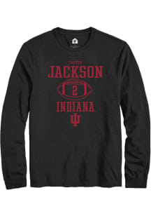 Tayven Jackson Rally Mens Black Indiana Hoosiers NIL Sport Icon Tee