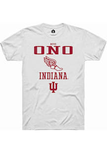 Novo Ono  Indiana Hoosiers White Rally NIL Sport Icon Short Sleeve T Shirt