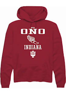 Novo Ono  Rally Indiana Hoosiers Mens Red NIL Sport Icon Long Sleeve Hoodie