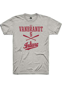 Aly VanBrandt Ash Indiana Hoosiers NIL Sport Icon Short Sleeve T Shirt