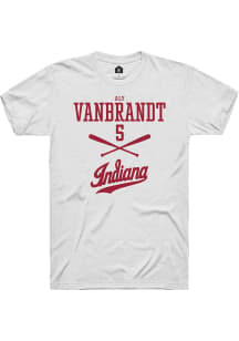 Aly VanBrandt White Indiana Hoosiers NIL Sport Icon Short Sleeve T Shirt