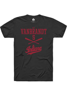 Aly VanBrandt Black Indiana Hoosiers NIL Sport Icon Short Sleeve T Shirt