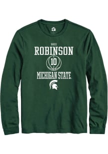 Bree Robinson  Michigan State Spartans Green Rally NIL Sport Icon Long Sleeve T Shirt