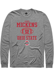Joshua Mickens Rally Mens Graphite Ohio State Buckeyes NIL Sport Icon Tee