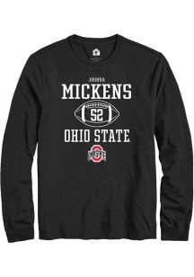 Joshua Mickens Rally Mens Black Ohio State Buckeyes NIL Sport Icon Tee