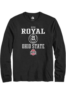 Devin Royal Rally Mens Black Ohio State Buckeyes NIL Sport Icon Tee