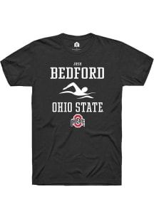 Josh Bedford  Ohio State Buckeyes Black Rally NIL Sport Icon Short Sleeve T Shirt