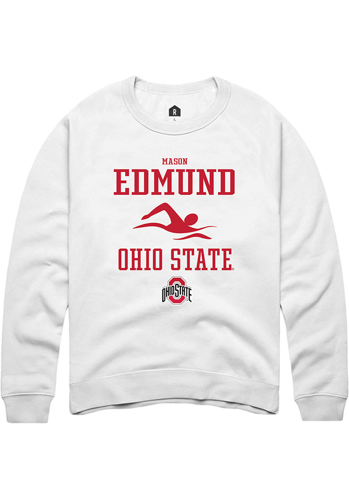 Mason Edmund Rally Ohio State Buckeyes Mens NIL Sport Icon Long Sleeve Crew Sweatshirt