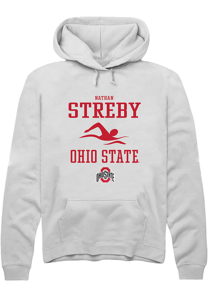 Nathan Streby Rally Ohio State Buckeyes Mens NIL Sport Icon Long Sleeve Hoodie