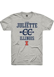 Shawn Juliette Ash Illinois Fighting Illini NIL Sport Icon Short Sleeve T Shirt