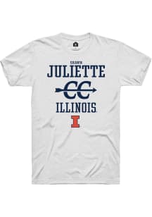 Shawn Juliette White Illinois Fighting Illini NIL Sport Icon Short Sleeve T Shirt