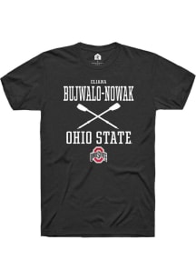 Eliana Bujwalo-Nowak Black Ohio State Buckeyes NIL Sport Icon Short Sleeve T Shirt