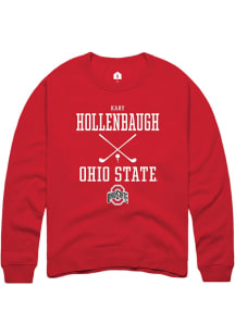 Kary Hollenbaugh  Rally Ohio State Buckeyes Mens Red NIL Sport Icon Long Sleeve Crew Sweatshirt