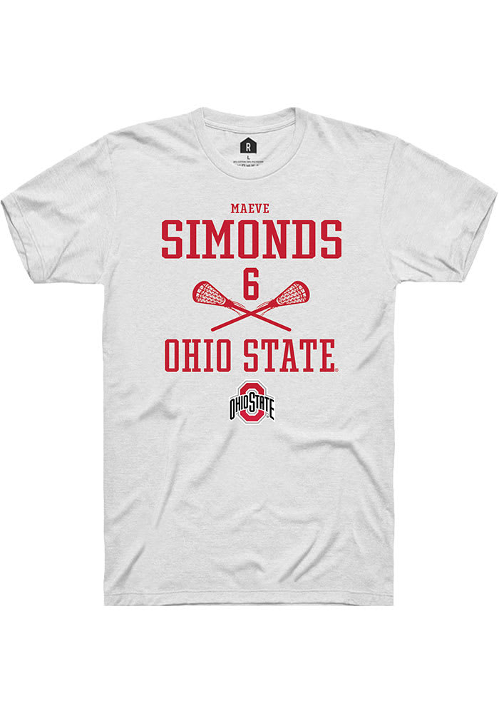 Maeve Simonds Ohio State Buckeyes Rally NIL Sport Icon Short Sleeve T Shirt