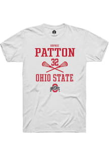 Sophie Patton  Ohio State Buckeyes White Rally NIL Sport Icon Short Sleeve T Shirt