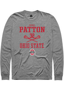 Sophie Patton  Ohio State Buckeyes Graphite Rally NIL Sport Icon Long Sleeve T Shirt