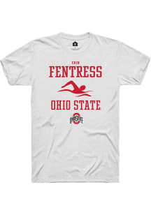 Erin Fentress  Ohio State Buckeyes White Rally NIL Sport Icon Short Sleeve T Shirt