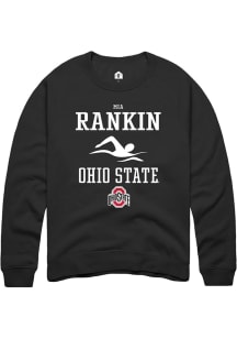 Mia Rankin  Rally Ohio State Buckeyes Mens Black NIL Sport Icon Long Sleeve Crew Sweatshirt