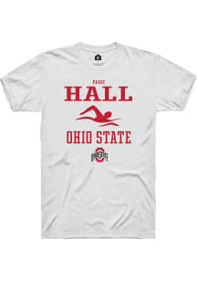 Paige Hall  Ohio State Buckeyes White Rally NIL Sport Icon Short Sleeve T Shirt