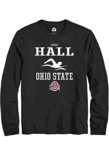 Paige Hall  Ohio State Buckeyes Black Rally NIL Sport Icon Long Sleeve T Shirt